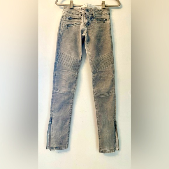 DL1961 size 26 Runway Collection Hazel allo Skinny Jean light gray - Picture 1 of 8